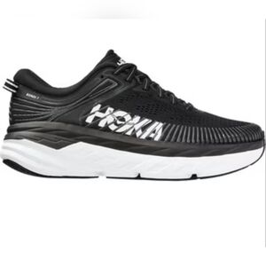 EUC Hoka Women's "One One" Black and White Sneakers Size 9